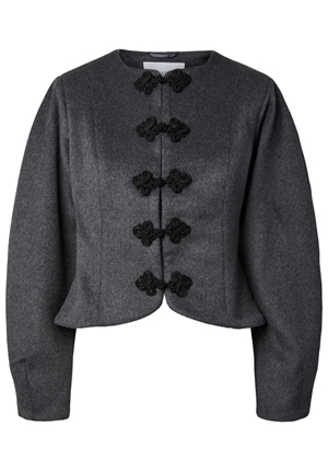Kavajer/Ytterplagg - Yasnapo wool jacket – Dark grey melange Kavajer/Ytterplagg - Yasnapo wool jacket – Dark grey melange